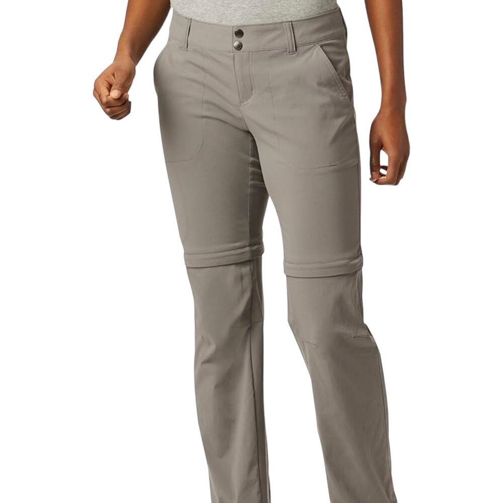 Columbia Women's Saturday Trail II (2) Convertible Pants Gray Nylon Size M